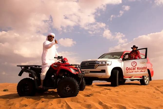 Dubai: Quad Bike Safari, Camel Ride and Refreshments - Image 2