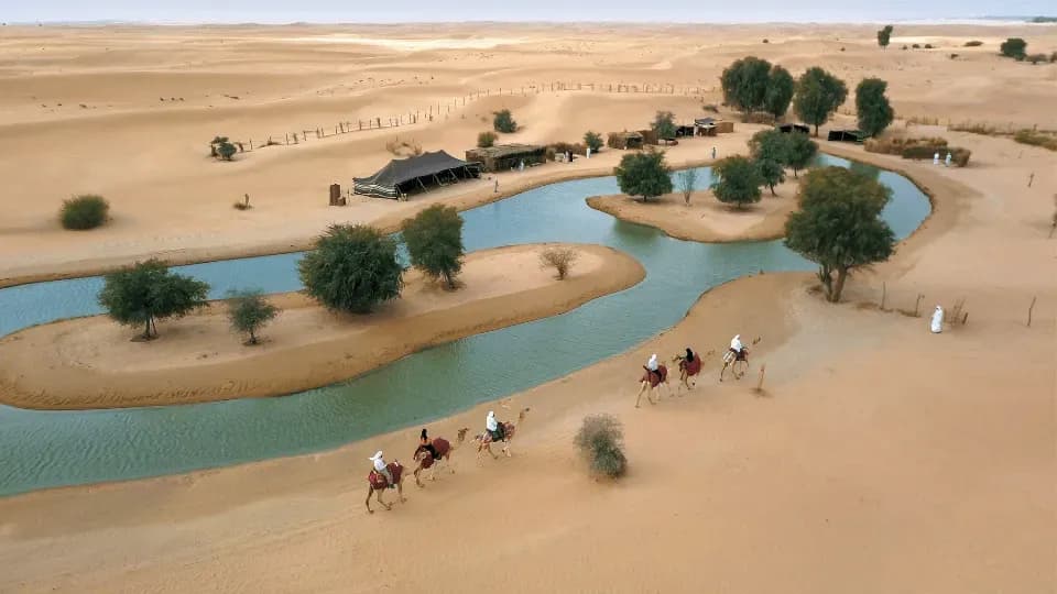 Evening Luxury Heritage Safari at Al Marmoom Bedouin Experience - Image 1