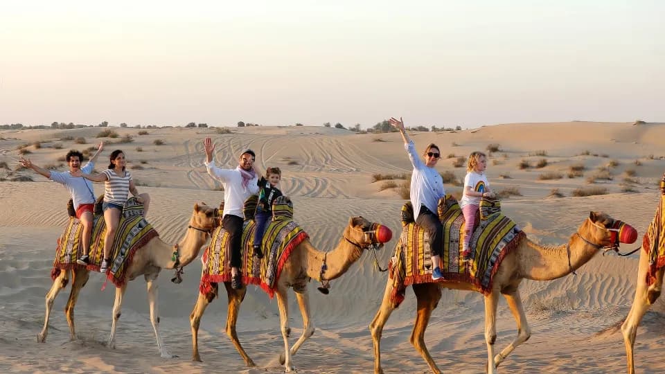 Morning Desert Safari Dubai with Dune Bashing, Sand Boarding & Camel Ride - Image 1